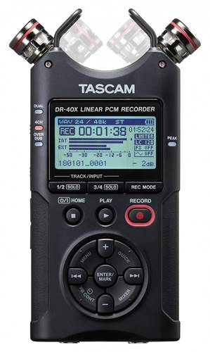 Tascam DR-40X 4 Track Audio Recorder Tascam DR-40X 4 Track Audio Recorder