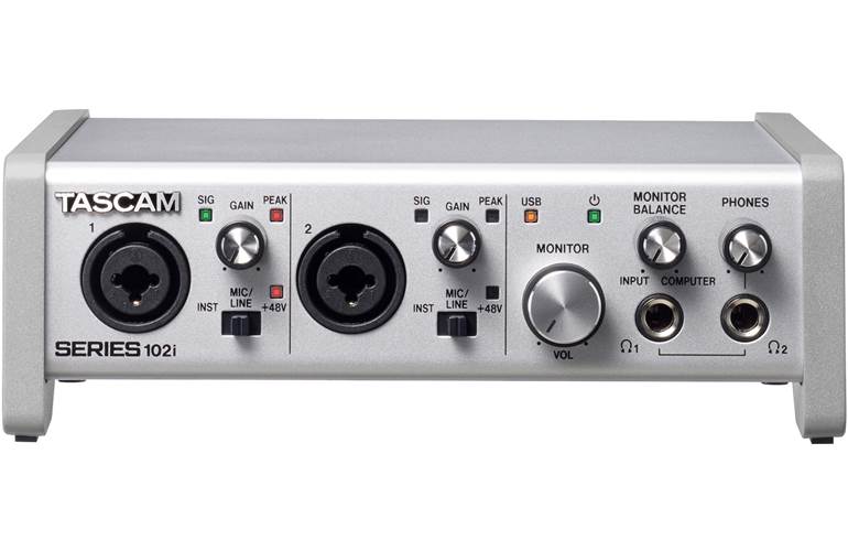 Tascam Series 102i Audio Interface with DSP Mixer
