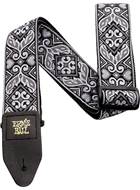 Ernie Ball Tribal Silver Jacquard Strap