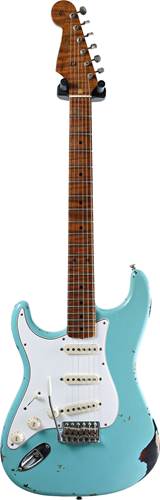 Fender Custom Shop Tomatillo Strat Aged Daphne Blue over 2 Tone Sunburst LH