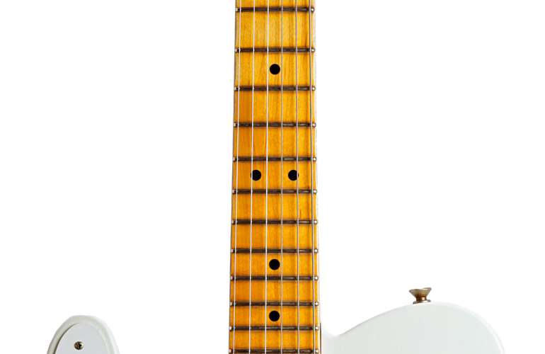 Fender Custom Shop Roasted Pine Double Esquire Relic 1955 Desert Tan LH #R99107 Fender Custom Shop Roasted Pine Double Esquire Relic 1955 Desert Tan LH #R99107