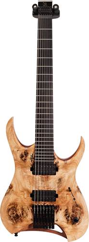 Mayones Hydra Elite 7 Natural Eye Poplar Top Seymour Duncan Nazgul/Sentient Set