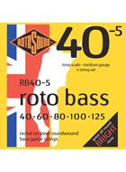 Rotosound RB40-5 Rotobass Hybrid 5 String Nickel Set 40-125