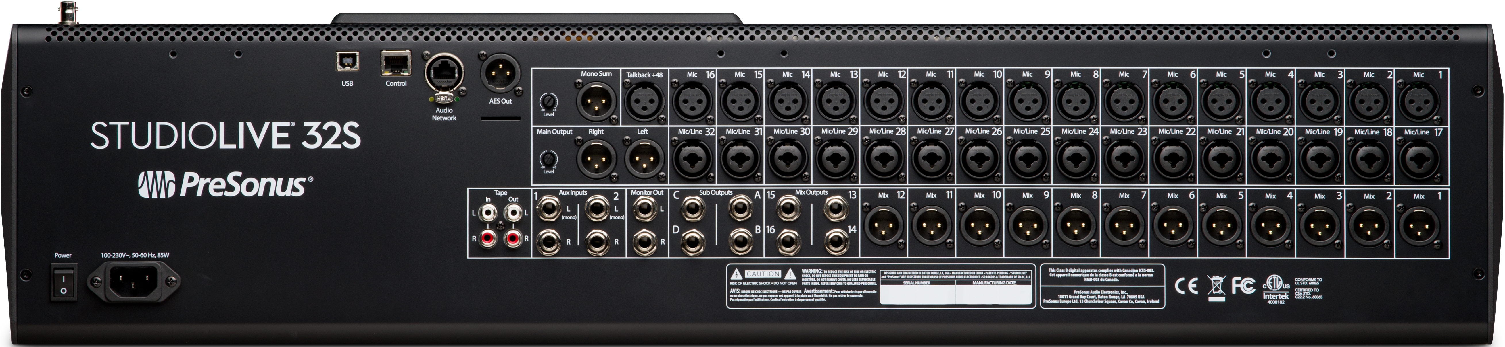 Presonus StudioLive 32S Digital Mixer