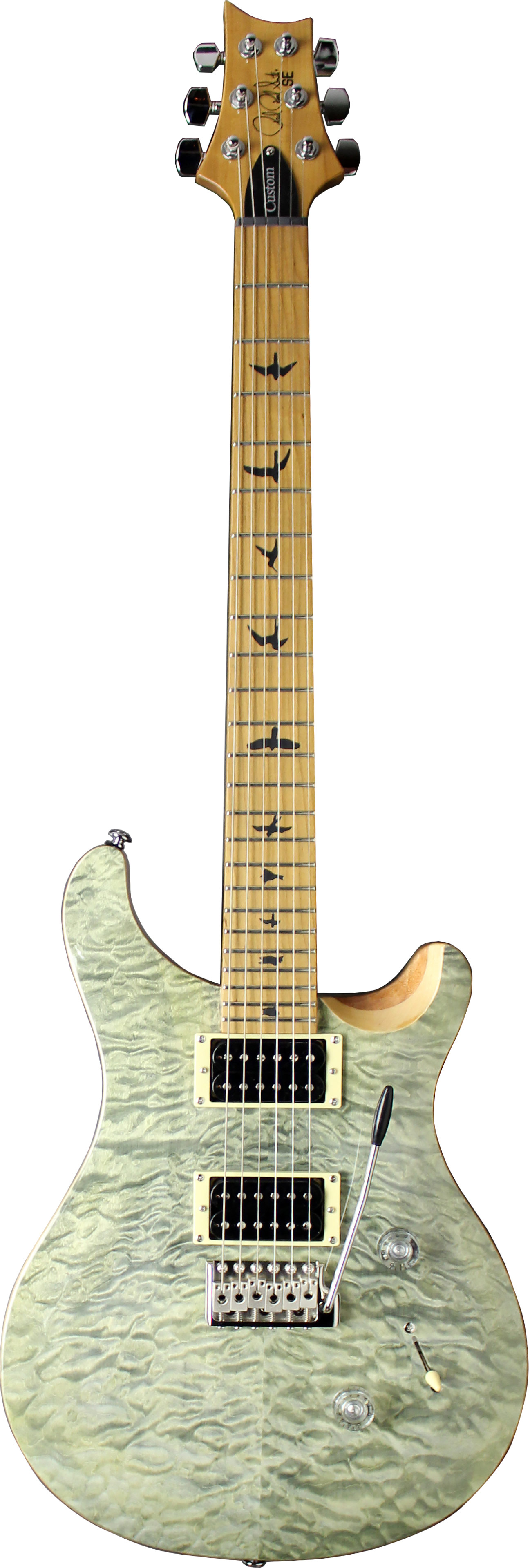 PRS SE Custom 24 Ltd Edition Trampas Green Quilt Roasted MN