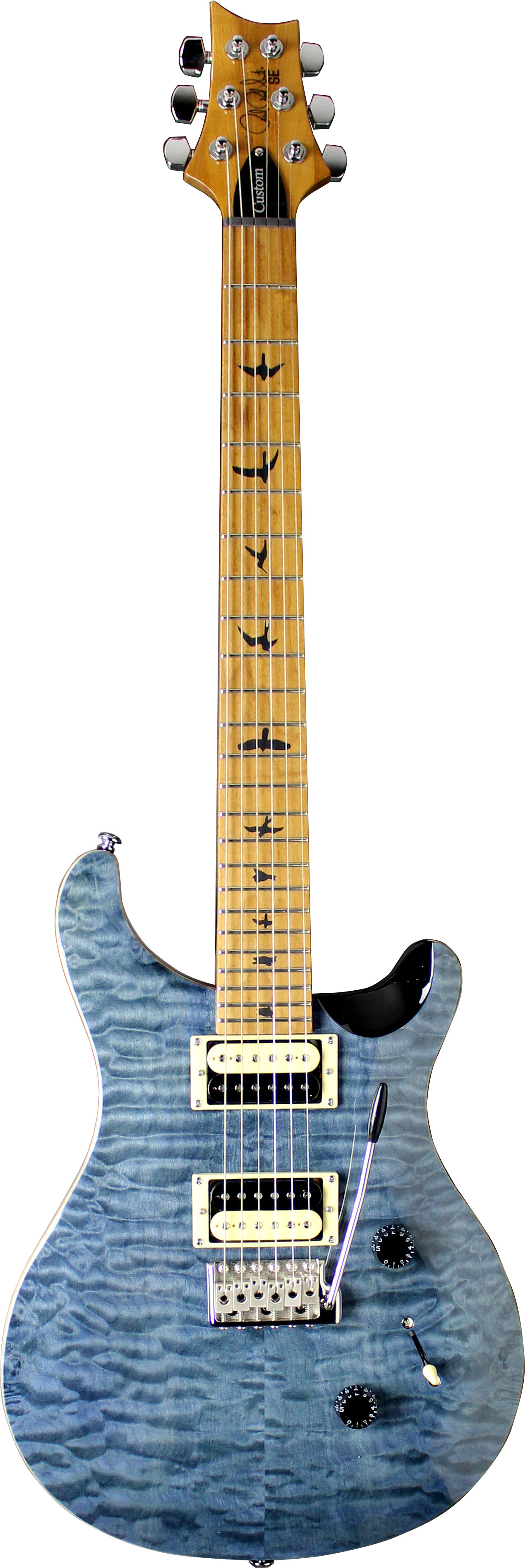 PRS SE Custom 24 Ltd Edition Whale Blue Quilt Roasted MN