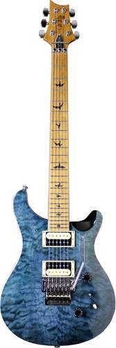 PRS SE Custom 24 Ltd Edition Floyd Whale Blue Quilt Roasted MN
