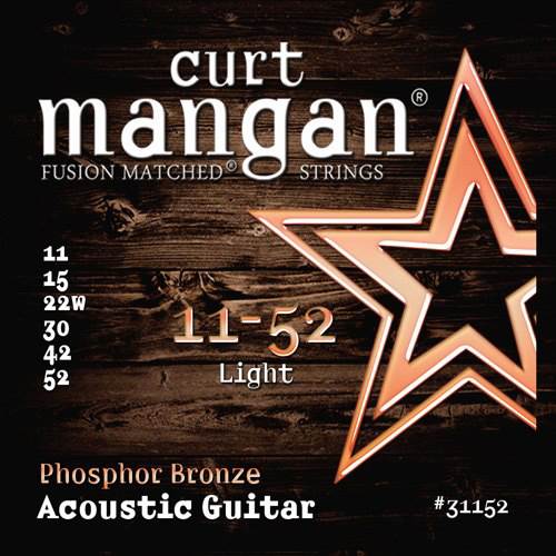 Curt Mangan 31152 Phosphor Bronze Acoustic Light 11-52