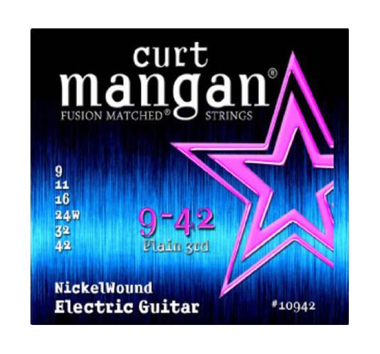 Curt Mangan 10942 Nickel Wound Electric 9-42