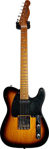 Fender Custom Shop 1953 Telecaster Journeyman Relic 2 Tone Sunburst Maple Fingerboard Master Builder Designed by Paul Waller  #R99571