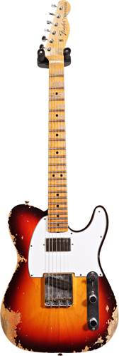 Fender Custom Shop 1967 Tele Heavy Relic Chocolate 3 Tone Sunburst Maple Fingerboard Master Builder Designed by Dennis Galuszka #R97578 Fender Custom Shop 1967 Tele Heavy Relic Chocolate 3 Tone Sunburst Maple Fingerboard Master Builder Designed by Dennis Galuszka #R97578