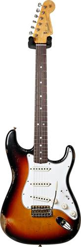 Fender Custom Shop 1965 Stratocaster Relic 3 Tone Sunburst Rosewood Fingerboard Masterbuilt by Kyle McMilin #R97930