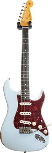 Fender Custom Shop 1963 Strat Relic Faded Sonic Blue RW #R98854