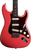 Fender Custom Shop 1963 Strat Relic Faded Fiesta Red RW #R96682