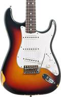Fender Custom Shop 1965 Strat Relic 3 Tone Sunburst Rosewood Fingerboard #R97788