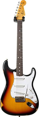 Fender Custom Shop 1965 Stratocaster Relic 3 Tone Sunburst Rosewood Fingerboard #R94380