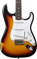 Fender Custom Shop 1965 Strat Relic 3 Tone Sunburst RW #CZ543423
