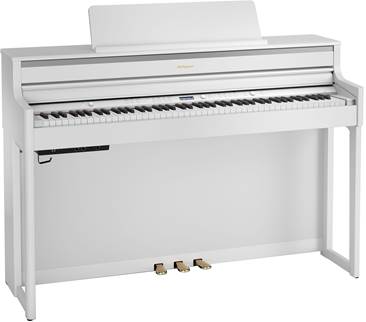 Roland HP704 Digital Piano White Satin