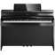 Roland HP704 Digital Piano Polished Ebony Front View