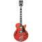 D'Angelico Premier SS Stairstep Fiesta Red Front View