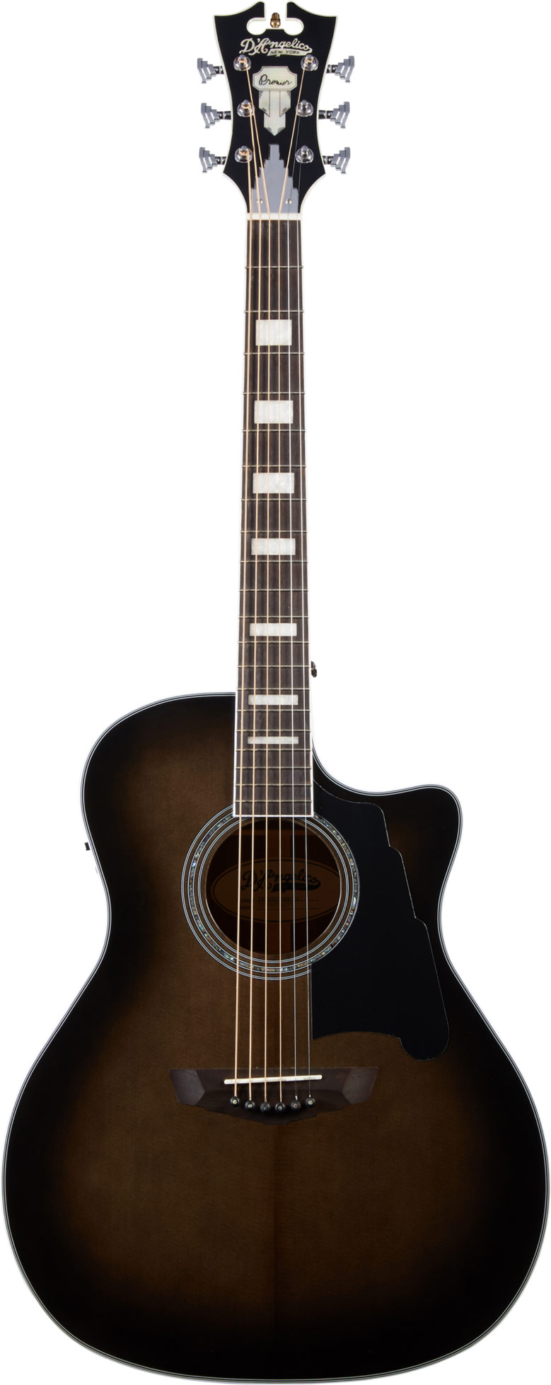 D'Angelico Premier Gramercy Grey Black 