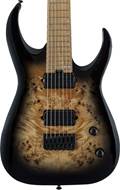 Jackson Pro Series Signature Misha Mansoor Juggernaut HT7P Black Burst Burl