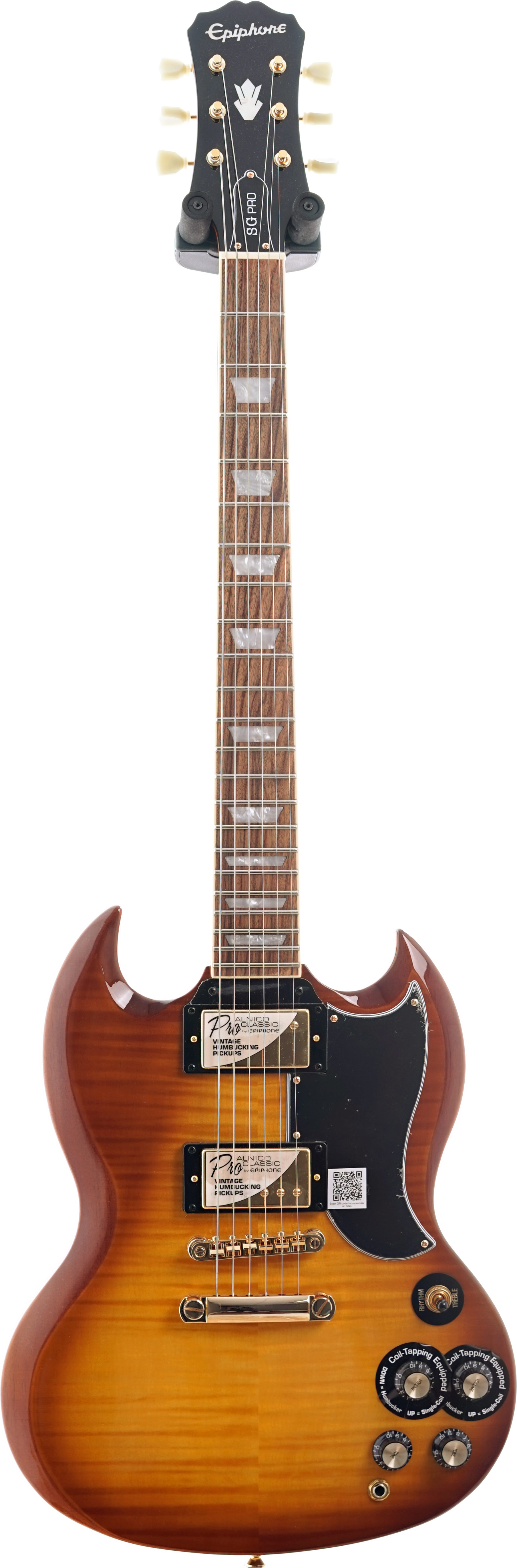 epiphone sg pro honeyburst