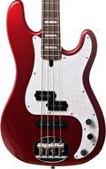 Lakland 44-64 Skyline Custom PJ Candy Apple Red Rosewood Fingerboard Matching Headstock Block Inlays No Binding