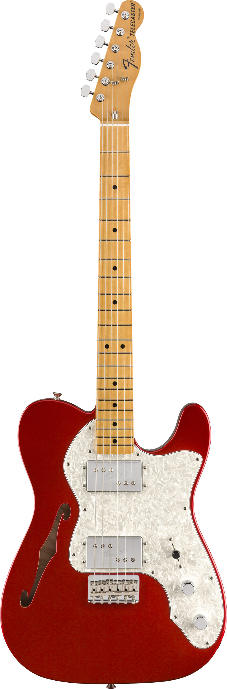 Fender Vintera 70s Telecaster Thinline Candy Apple Red MN