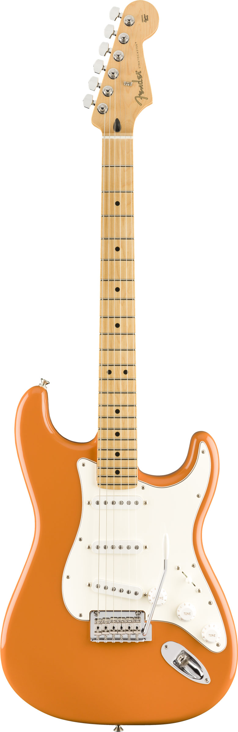 Buy the Fender Player Stratocaster Capri Orange Maple Fingerboard