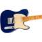 Fender American Ultra Telecaster Cobra Blue Maple Fingerboard Front View