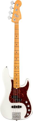 Fender American Ultra Precision Bass Arctic Pearl Maple Fingerboard