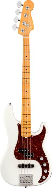Fender American Ultra Precision Bass Arctic Pearl Maple Fingerboard