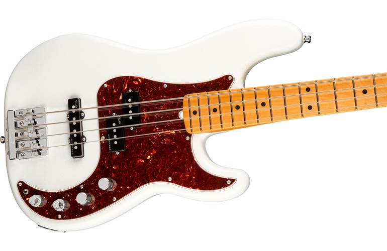 Fender American Ultra Precision Bass Arctic Pearl Maple Fingerboard Fender American Ultra Precision Bass Arctic Pearl Maple Fingerboard