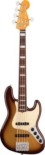 Fender American Ultra Jazz Bass V Mocha Burst RW