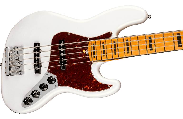 Fender American Ultra Jazz Bass V Arctic Pearl MN Fender American Ultra Jazz Bass V Arctic Pearl MN