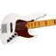 Fender American Ultra Jazz Bass V Arctic Pearl Maple Fingerboard Front View