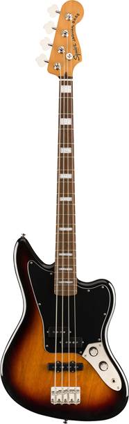 Squier Classic Vibe Jaguar Bass 3 Tone Sunburst Indian Laurel Fingerboard