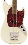 Squier Classic Vibe 60s Mustang Short Scale Bass Olympic White Indian Laurel Fingerboard