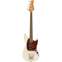Squier Classic Vibe 60s Mustang Short Scale Bass Olympic White Indian Laurel Fingerboard Front View