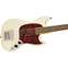 Squier Classic Vibe 60s Mustang Short Scale Bass Olympic White Indian Laurel Fingerboard Front View