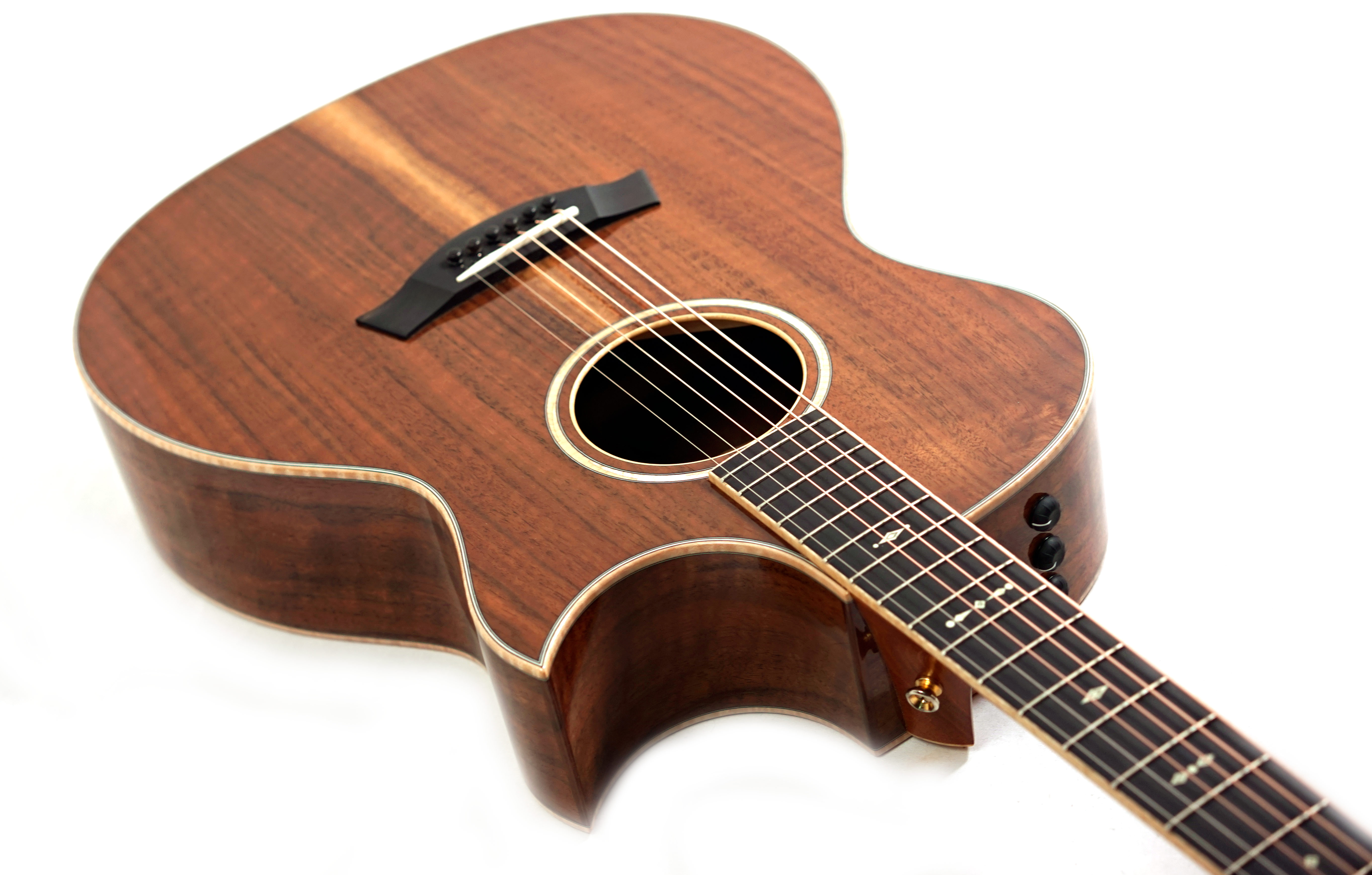 Taylor BTO Grand Auditorium Florentine Cutaway AA Walnut with A Walnut