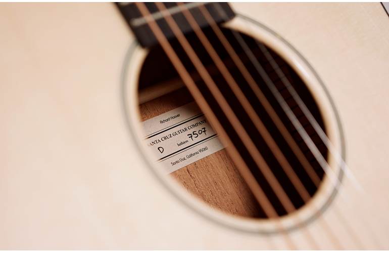 Santa Cruz D Custom Model Mahogany/ Adirondack #7507 Santa Cruz D Custom Model Mahogany/ Adirondack #7507
