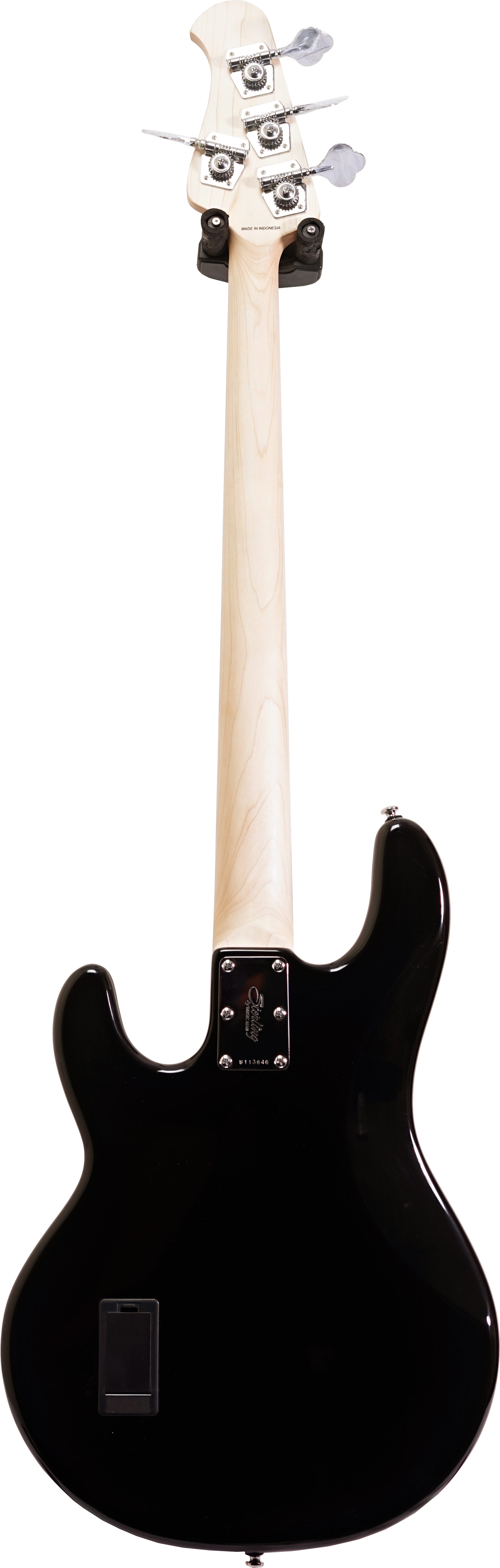 Music Man Sterling Sub Series Ray4 Black Maple Fingerboard