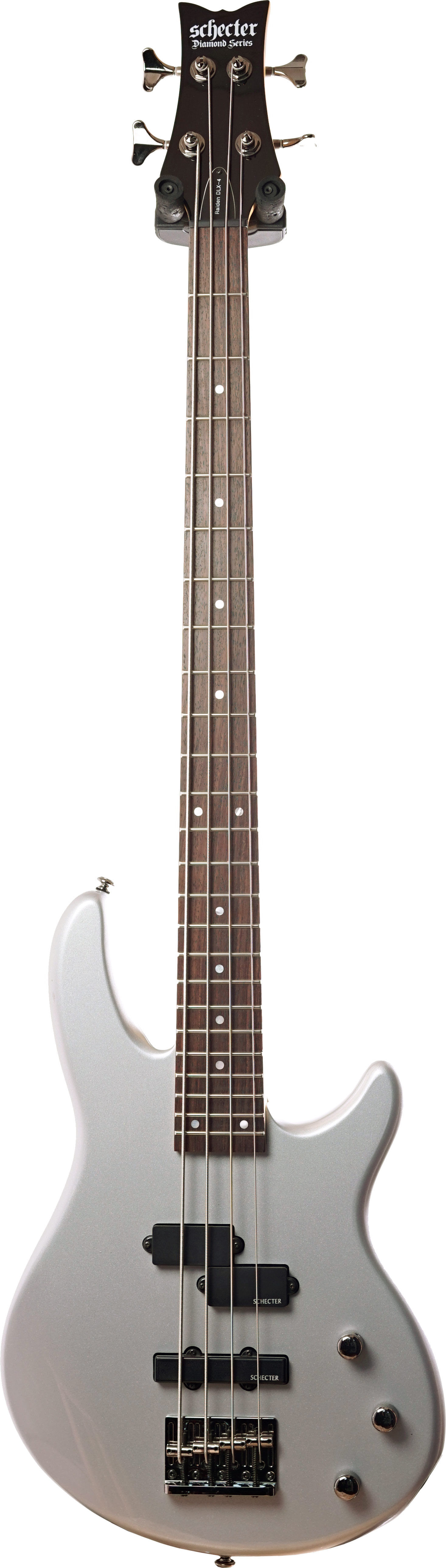 Schecter Raiden Deluxe-4 Metallic Silver (Ex-Demo) #W11030465 
