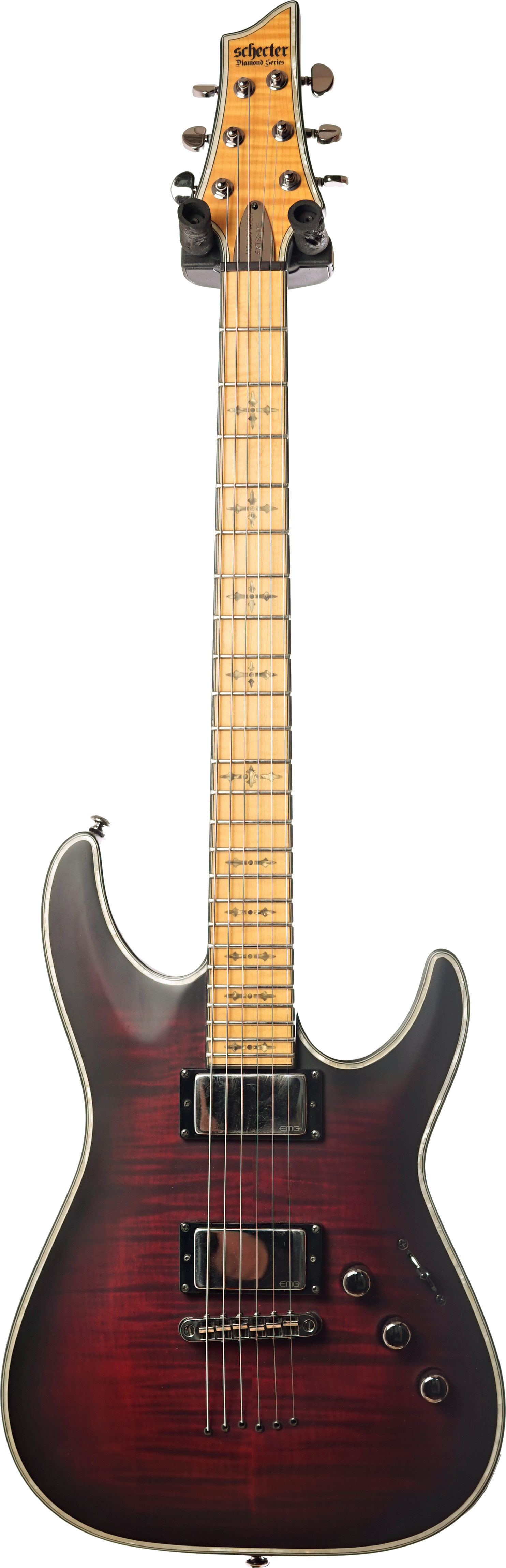 Schecter Hellraiser C1 Extreme-Maple Crimson Red Burst Satin (Ex
