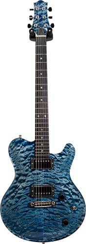 Nik Huber Dolphin II Atlantic Blue Exceptional Quilt Top #92996 Nik Huber Dolphin II Atlantic Blue Exceptional Quilt Top #92996
