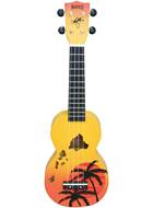 Mahalo Hawaii Ukulele Orange
