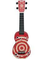 Mahalo Red Target Ukulele