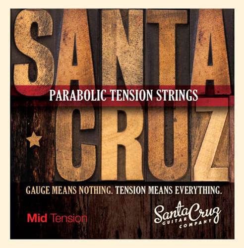 Santa Cruz Parabolic Tension Acoustic Strings Mid Tension